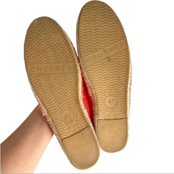 Soludos Neon Orange Espadrilles - Picture 8 of 8